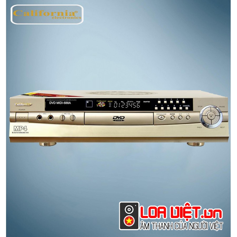 Đầu DVD MIDI CALIFORNIA 688A