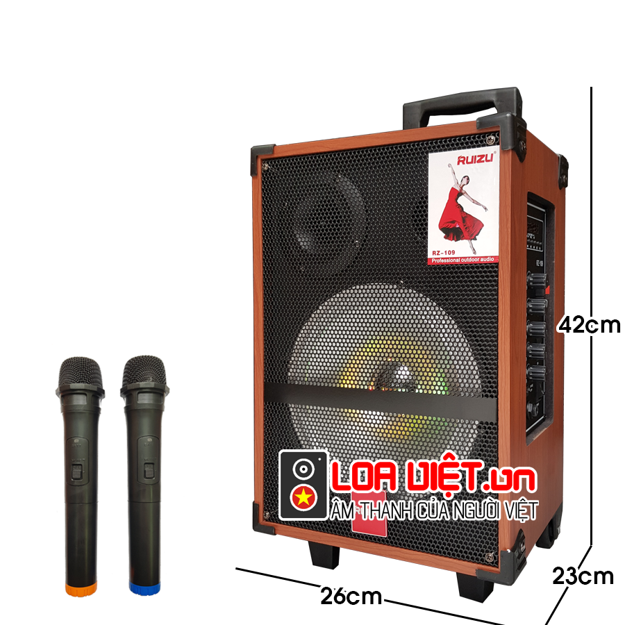 [Loaviet.vn] Loa kéo di động Ruizui RZ-109 --- 08.666.43629