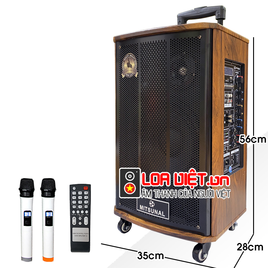 [Loa Việt] Loa kéo di động Mitsunal  M30 - Bass 25