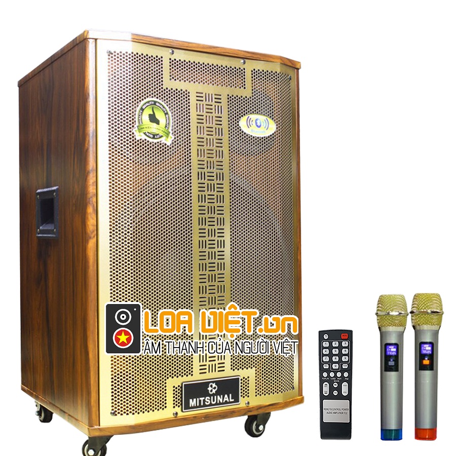 [Loaviet.vn]Loa kéo di động Mitsunal M68 - Bass 40 - Cực đỉnh - Loa Kéo - Loa Kẹo Kéo giá rẻ Hà Nội