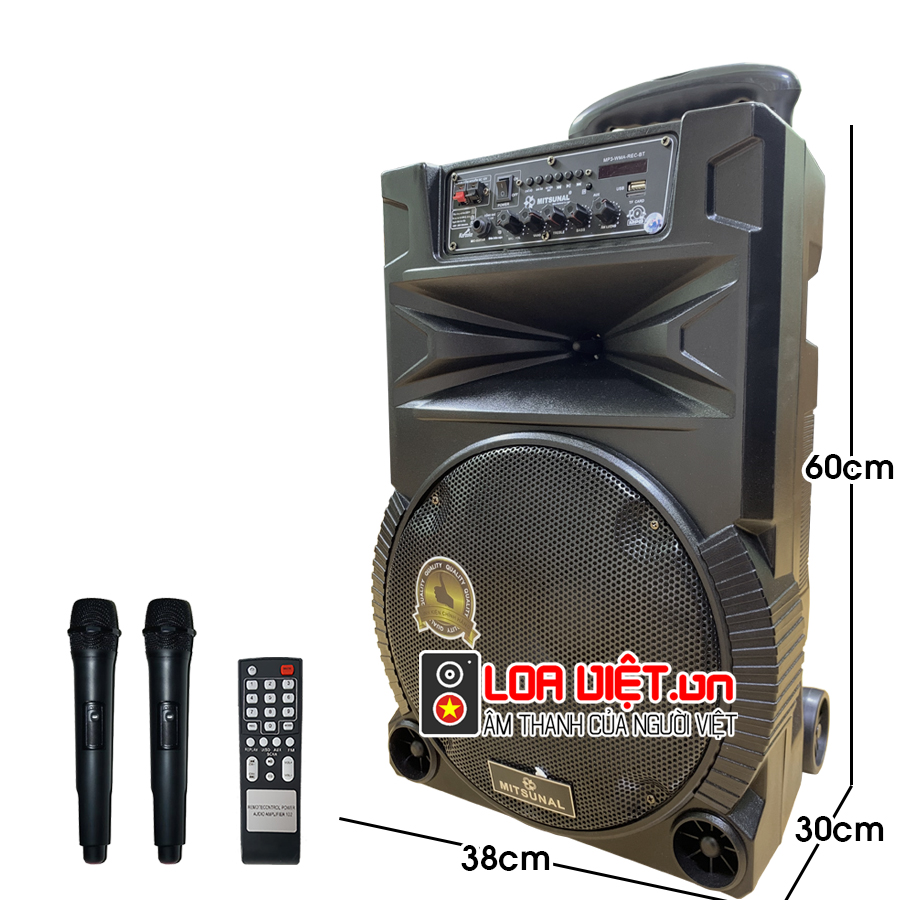 [Loaviet.vn]Loa kéo di động Mitsunal ND350B30 - Bass 30