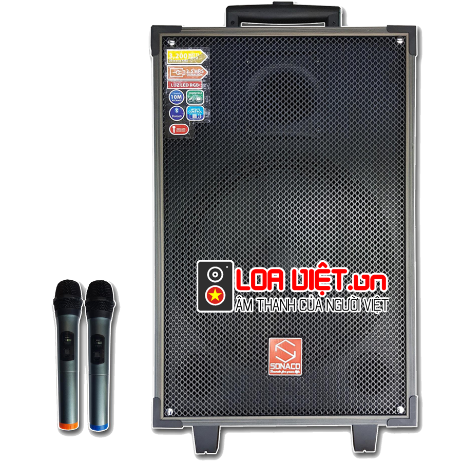 Loa kéo di động Sonaco SN-12S - Chính hãng - Loaviet.vn - Loa kéo số 1 Hà Nội - 08.666.43629