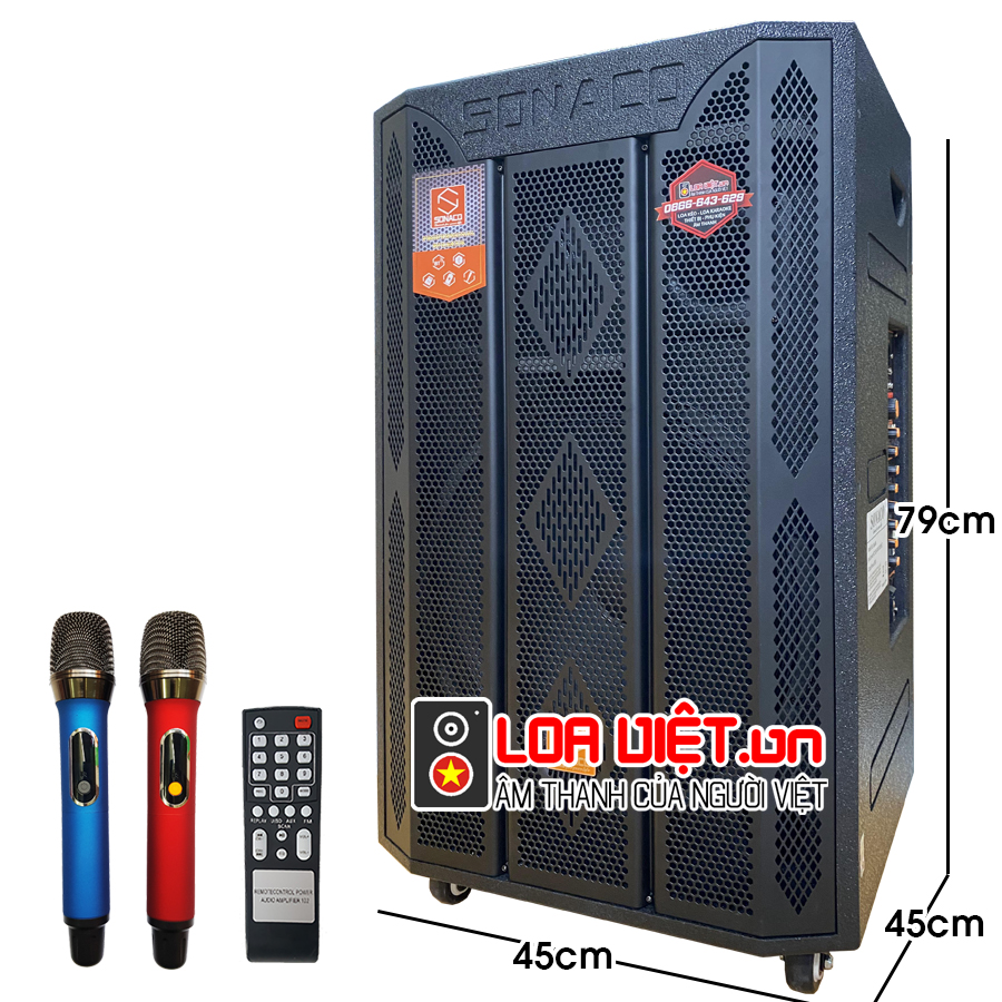 Loa kéo di động Sonaco SA-156 - Bass 40