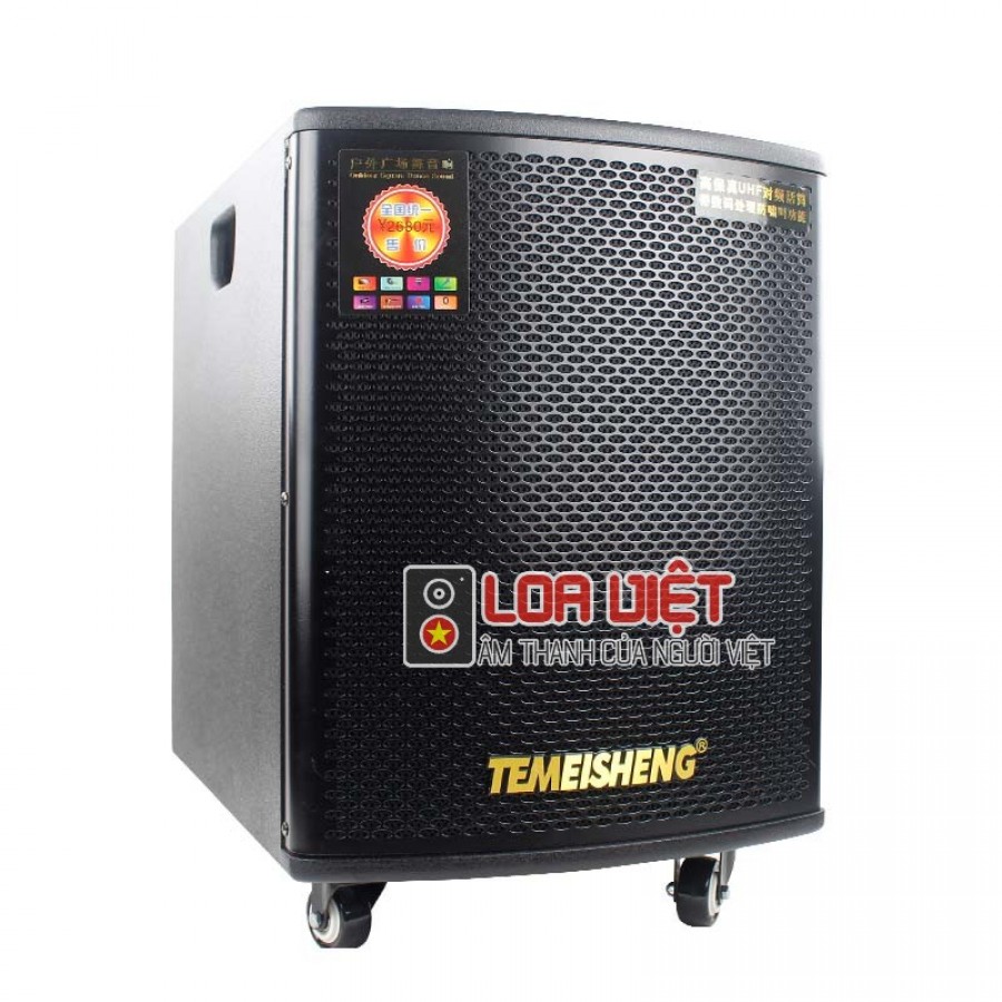Loa kéo temeisheng GD 15-06 Chính Hãng - Tặng kèm 2 mic cầm tay