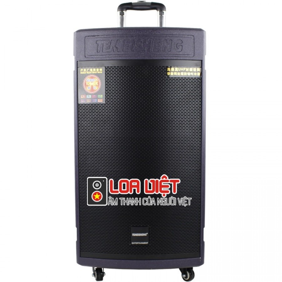 Loa kéo temeisheng GD 15-08 Chính Hãng - Tặng kèm 2 mic cầm tay